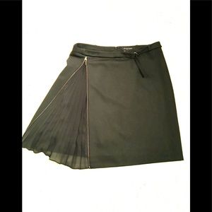 Etcetera skirt with pleated chiffon insert.